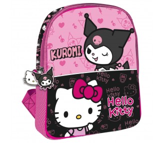 Mochila Kuromi & Hello Kitty 30cm
