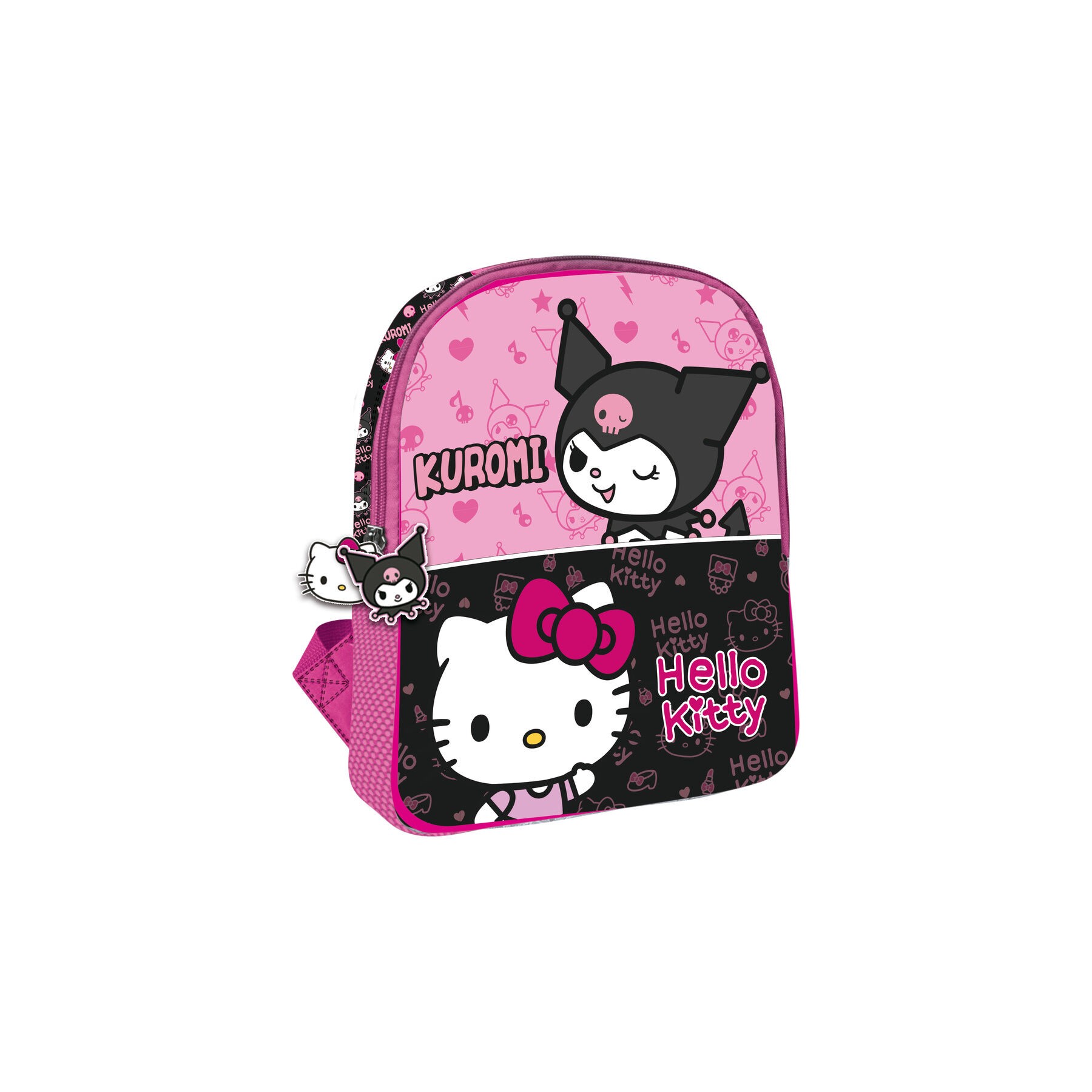 Mochila Kuromi & Hello Kitty 30cm