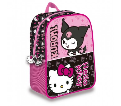 Mochila 3D Kuromi & Hello Kitty 30cm