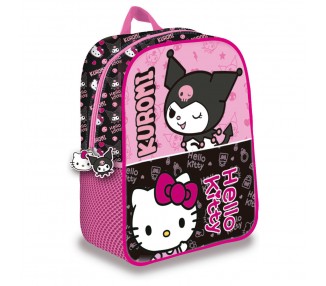 Mochila 3D Kuromi & Hello Kitty 30cm