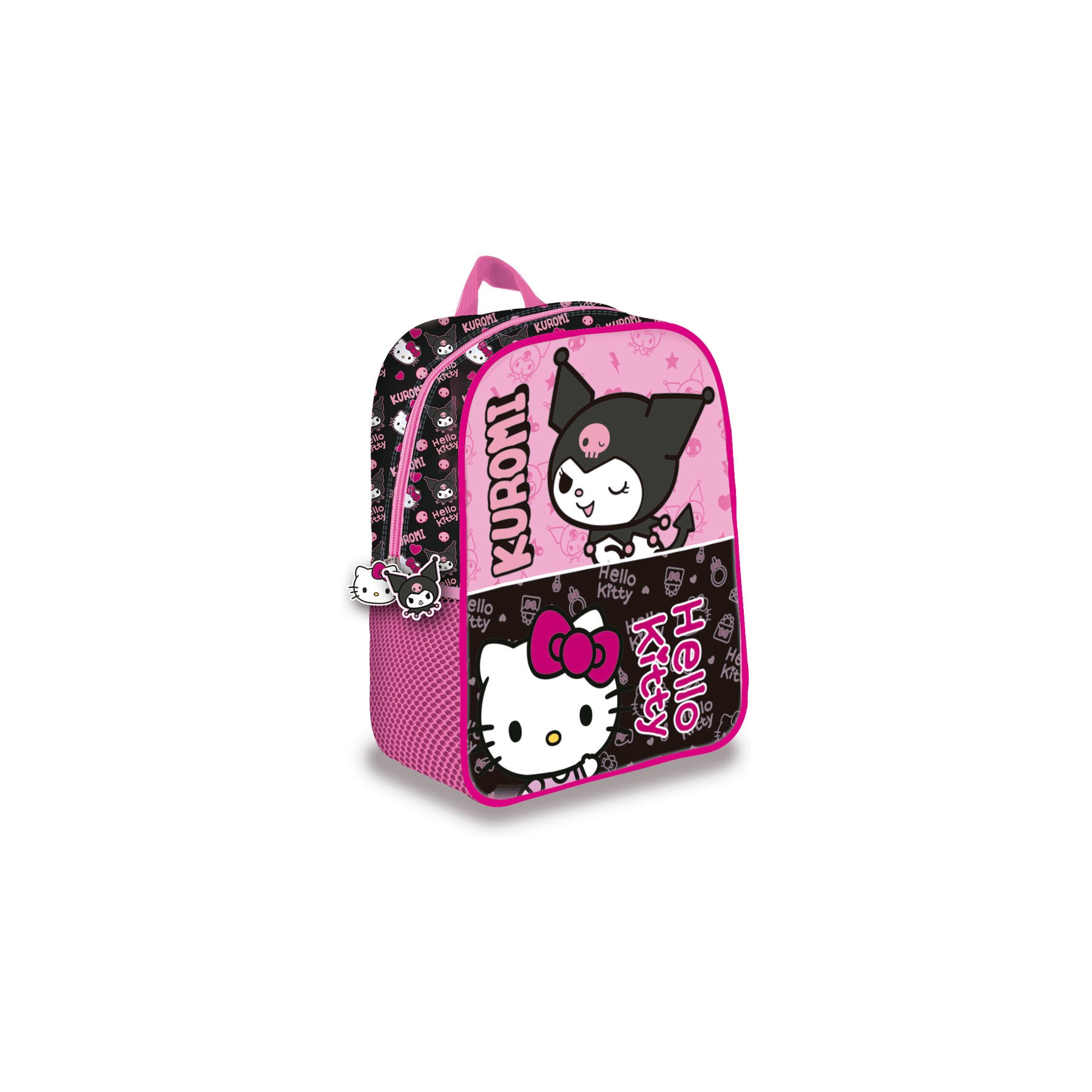 Mochila 3D Kuromi & Hello Kitty 30cm