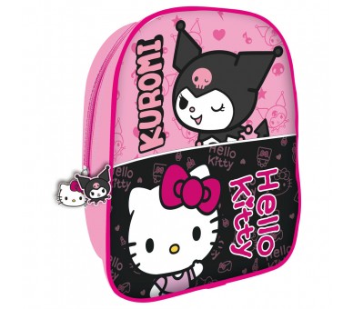 Mochila Kuromi & Hello Kitty 30cm