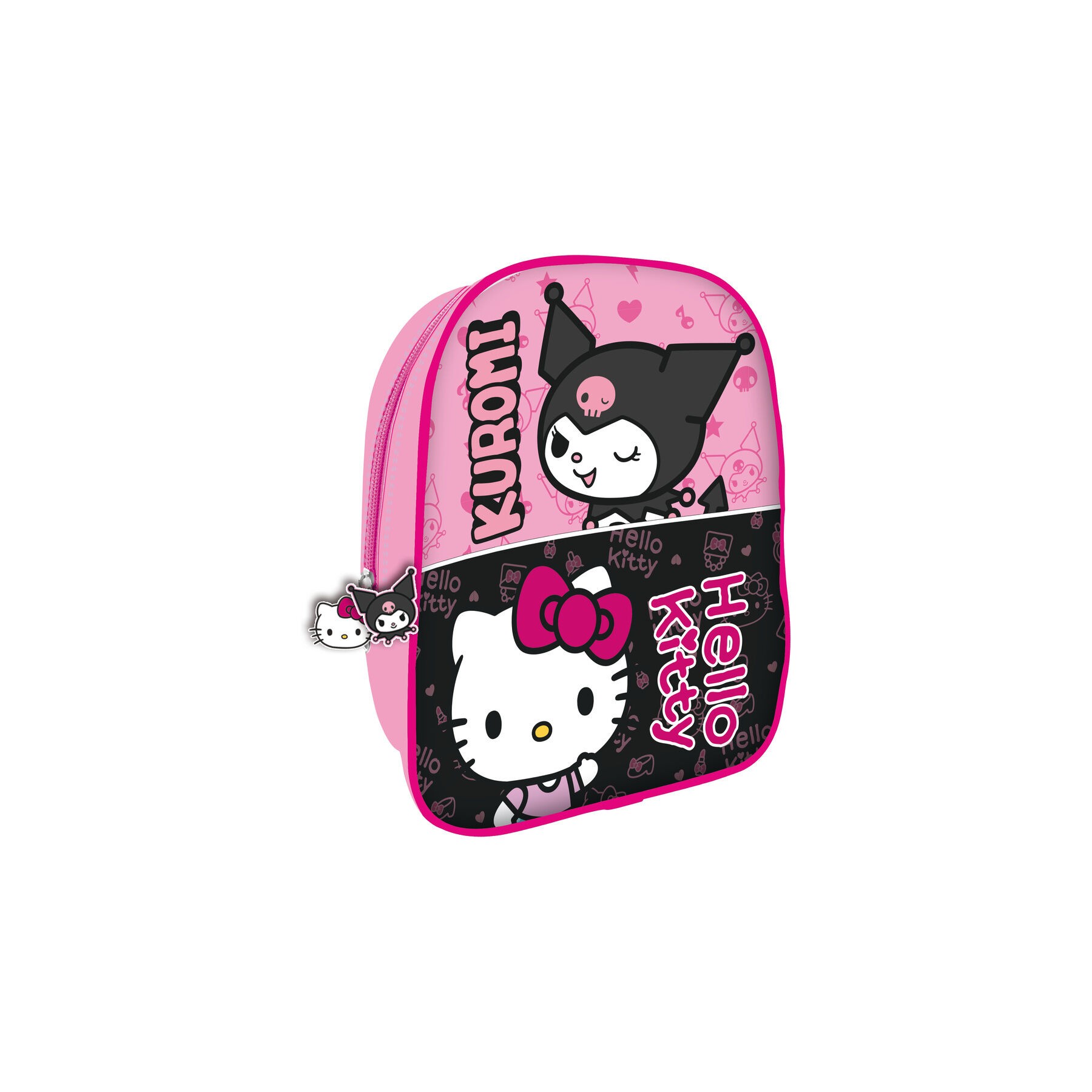 Mochila Kuromi & Hello Kitty 30cm