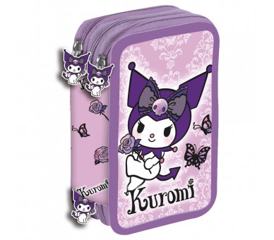Plumier Purple Kuromi Hello Kitty triple