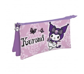 Portatodo Purple Kuromi Hello Kitty triple