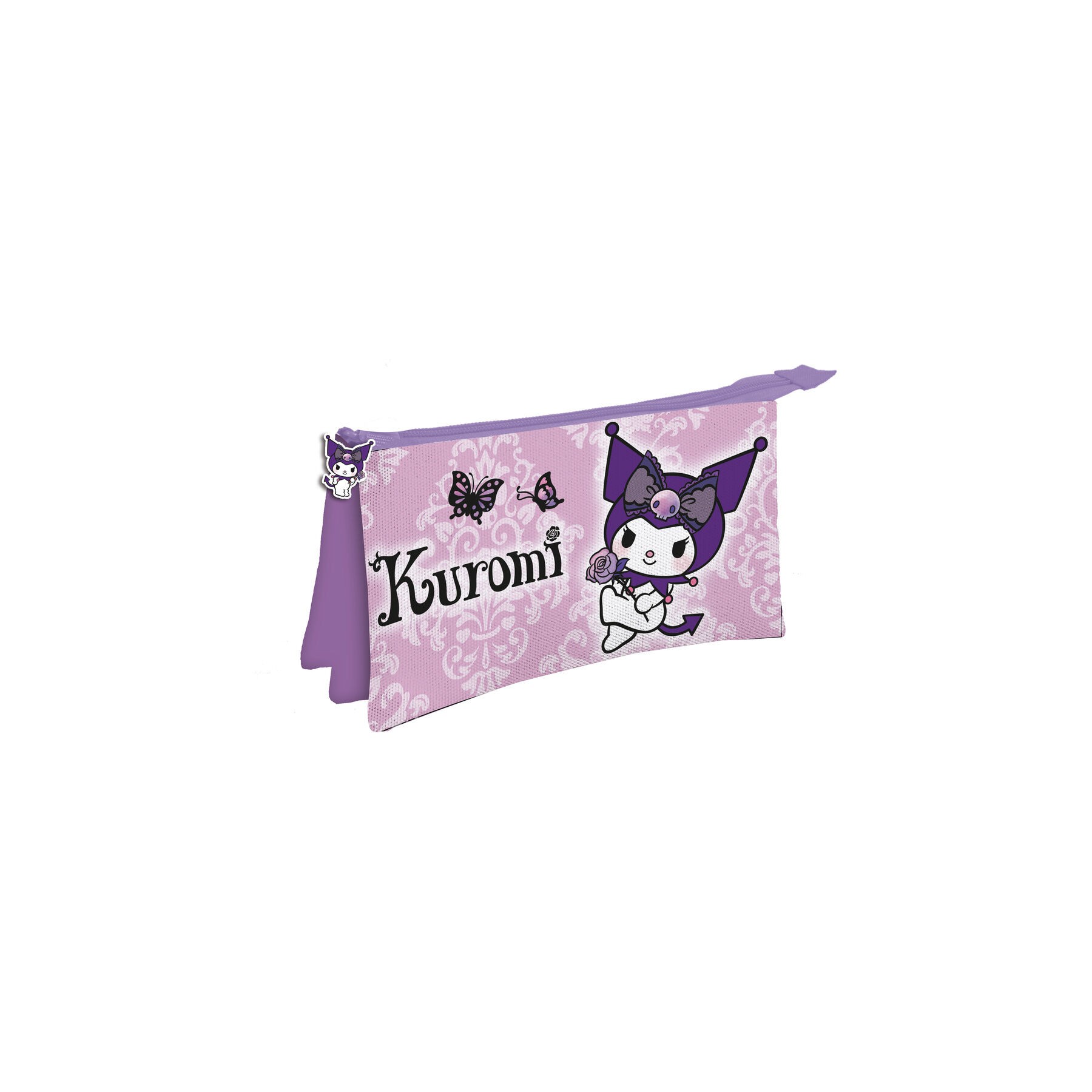 Portatodo Purple Kuromi Hello Kitty triple