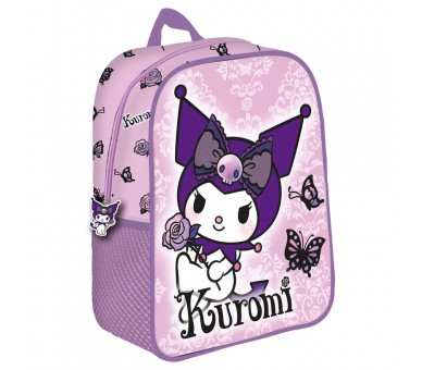 Mochila 3D Purple Kuromi Hello Kitty 30cm