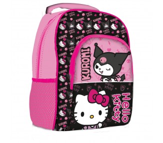 Mochila Kuromi & Hello Kitty 40cm