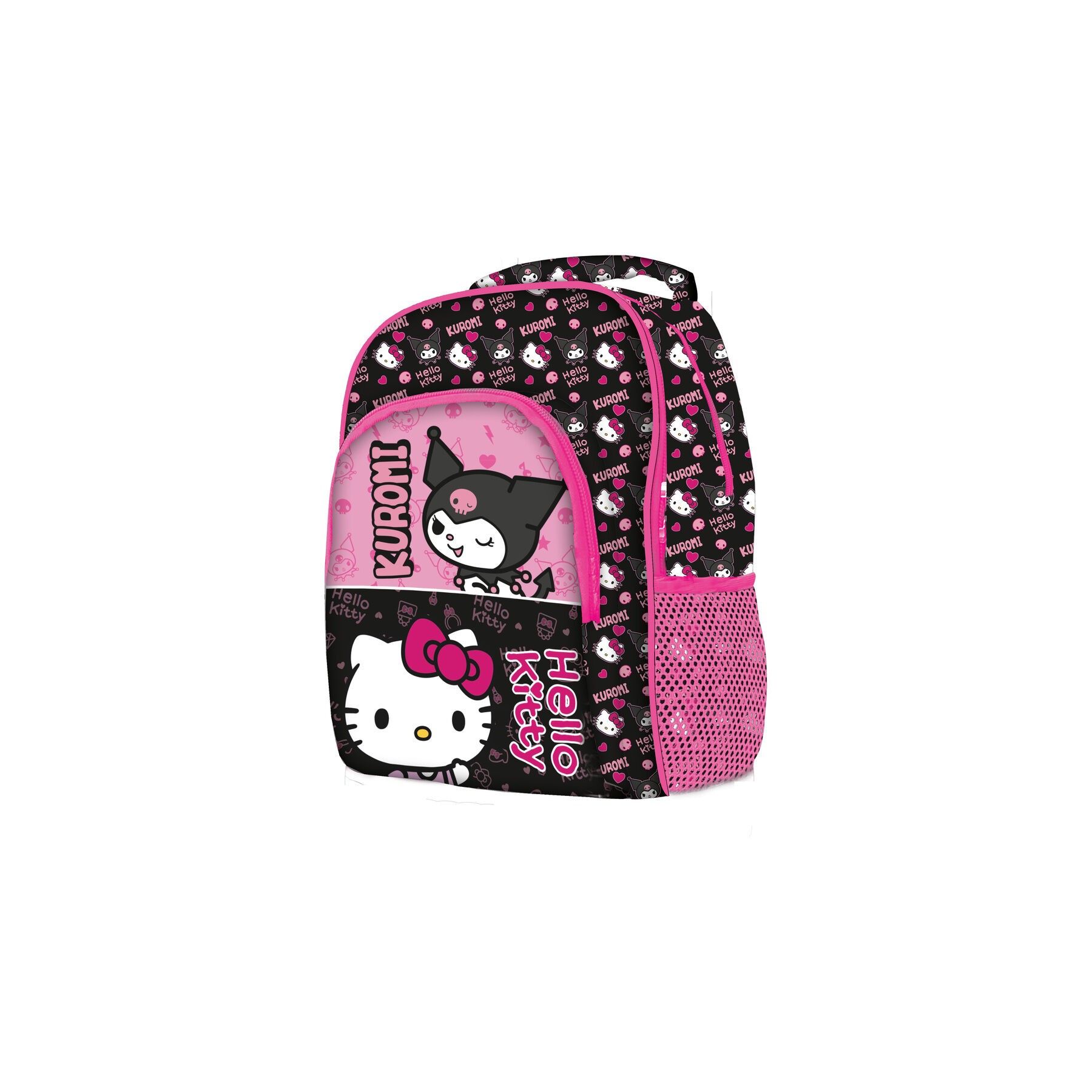 Mochila Kuromi & Hello Kitty 42cm