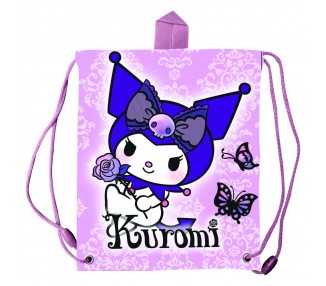 Saco merienda Purple Kuromi Hello Kitty 30cm