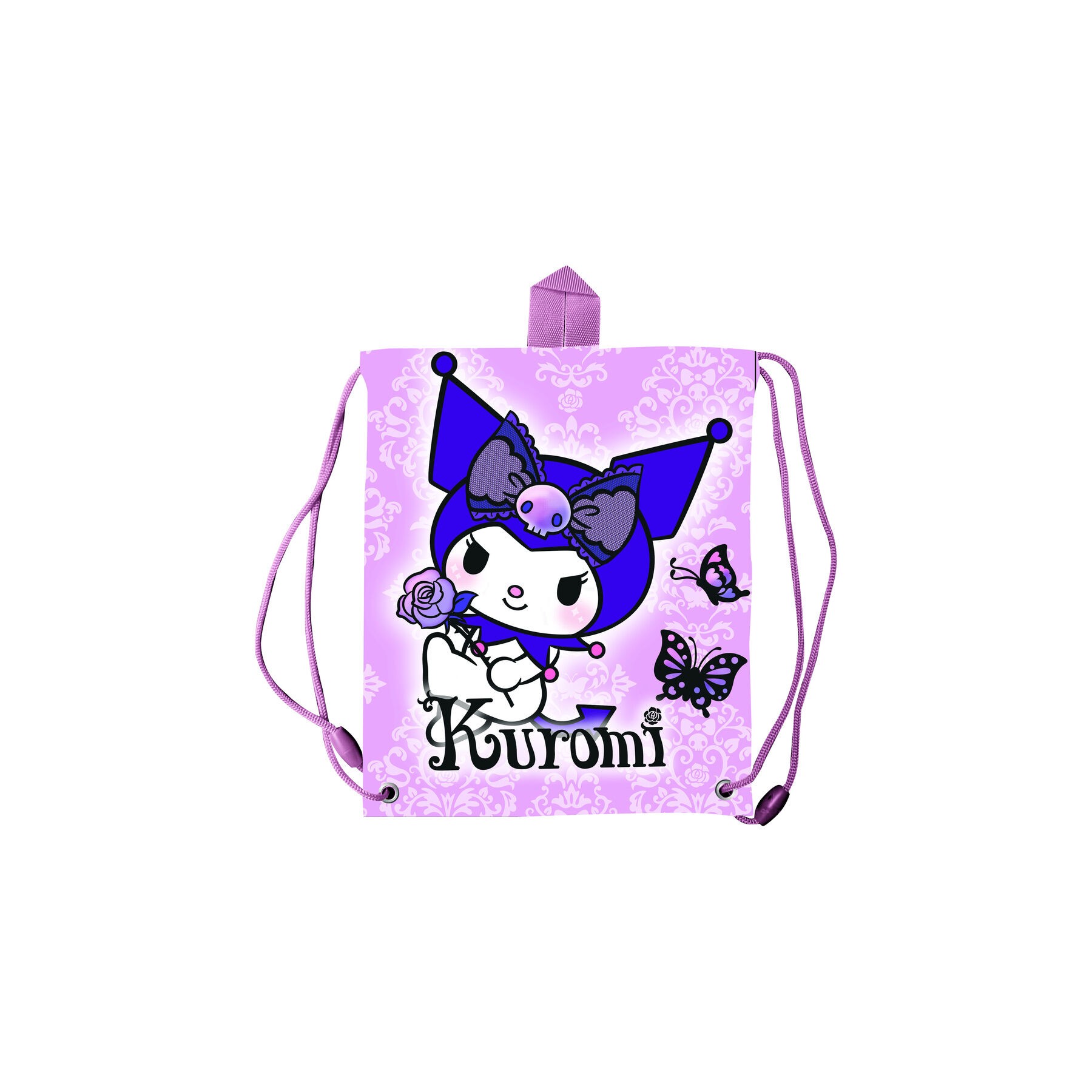 Saco merienda Purple Kuromi Hello Kitty 30cm