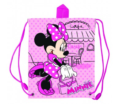 Saco merienda Paris Minnie Disney 30cm