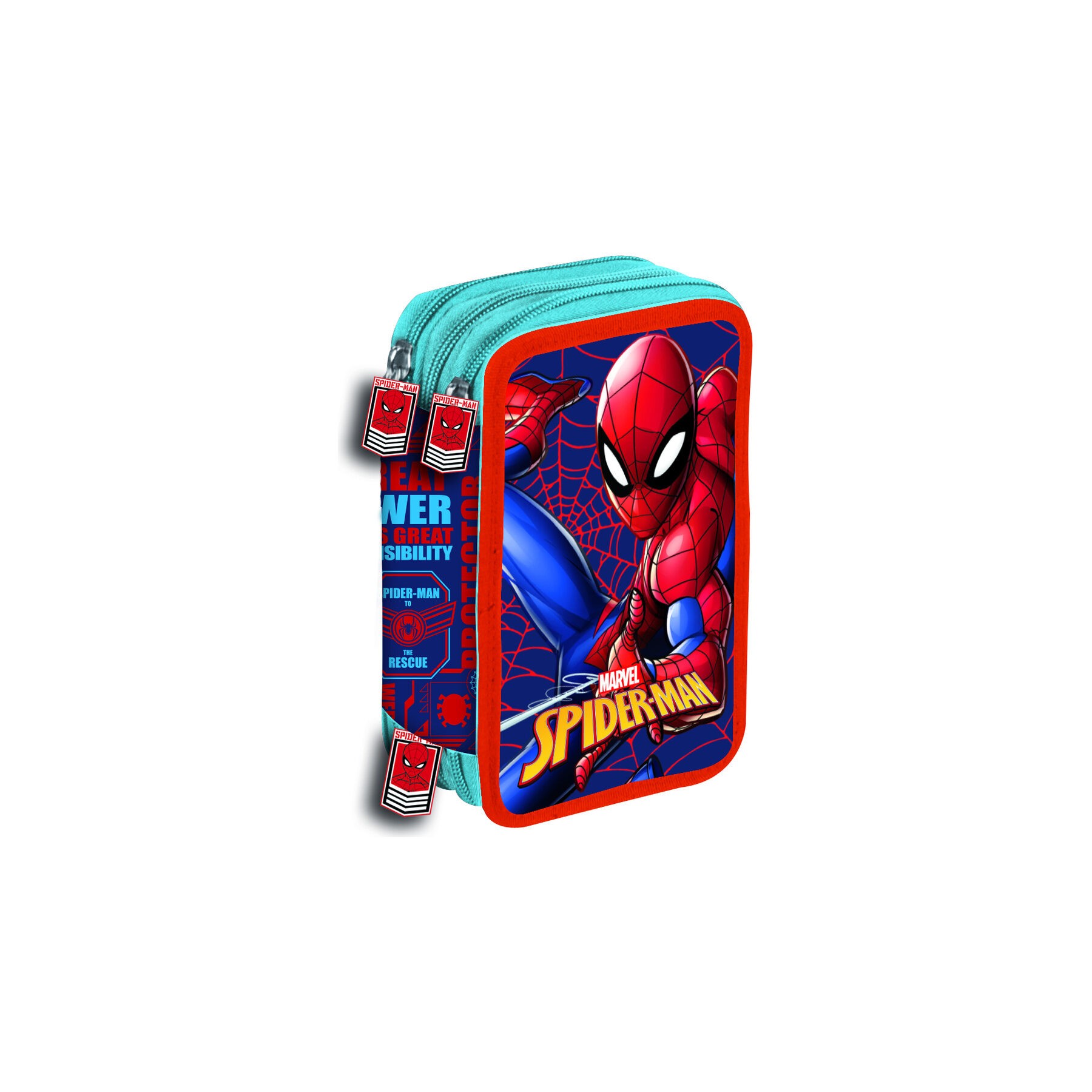 Plumier Web Marvel Spiderman triple