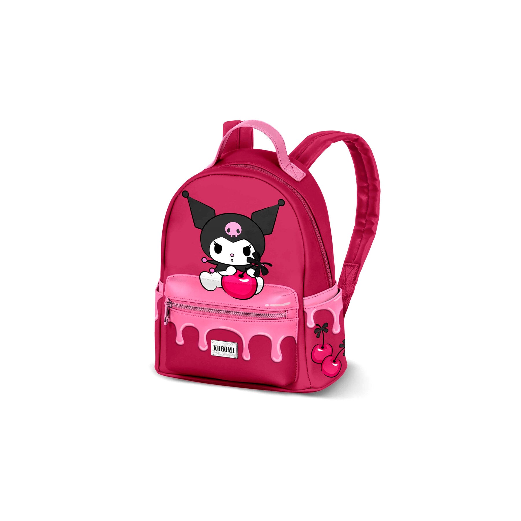Mochila Cherry Kuromi Hello Kitty 25cm