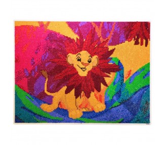 Pinta con diamantes El Rey Leon Disney
