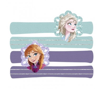 Blister 4 coleteros Frozen Disney