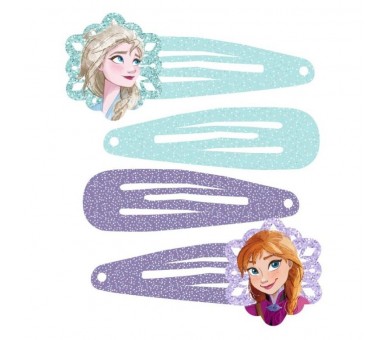Blister 4 horquillas Frozen Disney