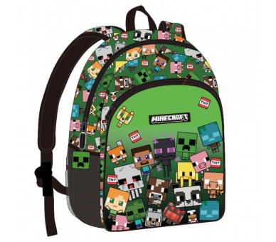 Mochila Face Minecraft 40cm