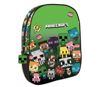 Mochila Face Minecraft 30cm