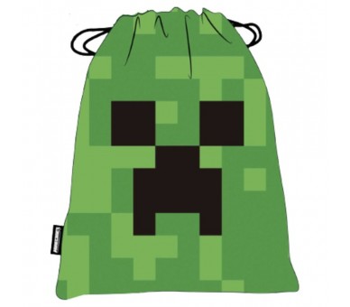 Saco merienda Face Minecraft 30cm