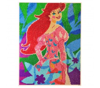 Pinta con diamantes La Sirenita Disney