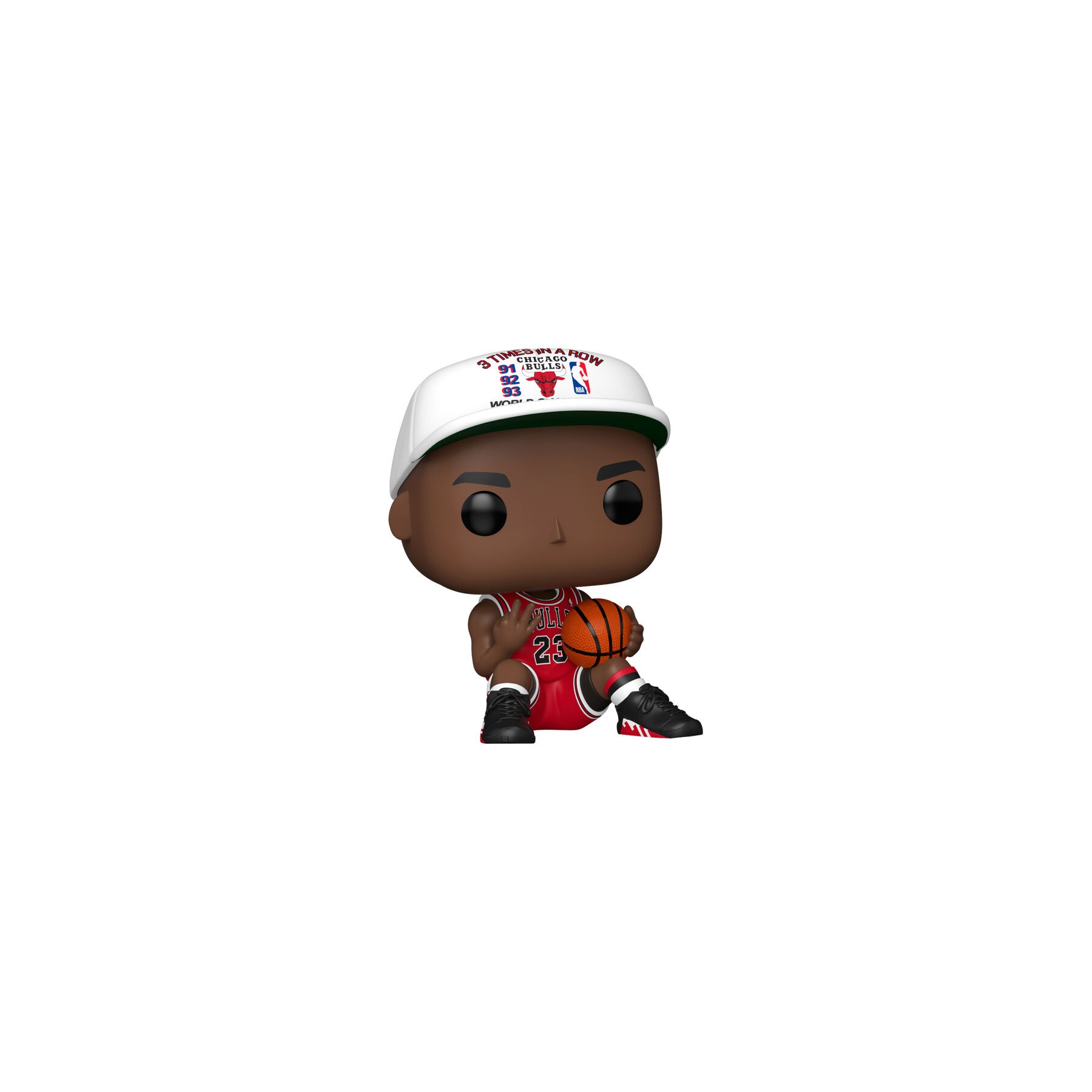 Figura POP NBA Chicago Bulls Michael Jordan 3 Times in a Row