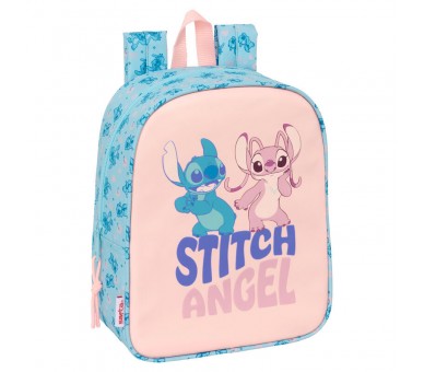 Mochila Ohana Stitch Disney 27cm adaptable