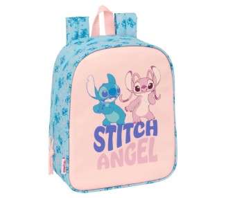 Mochila Ohana Stitch Disney 27cm adaptable