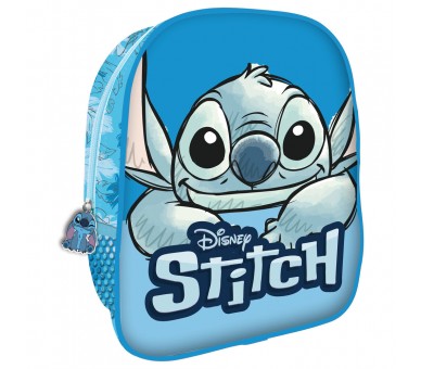 Mochila Smile Stitch Disney 26cm