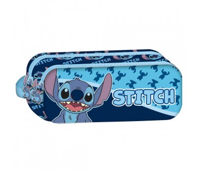 Portatodo ovalado Abstract Stitch Disney