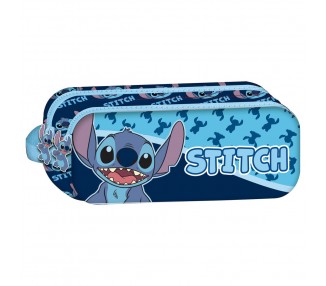 Portatodo ovalado Abstract Stitch Disney
