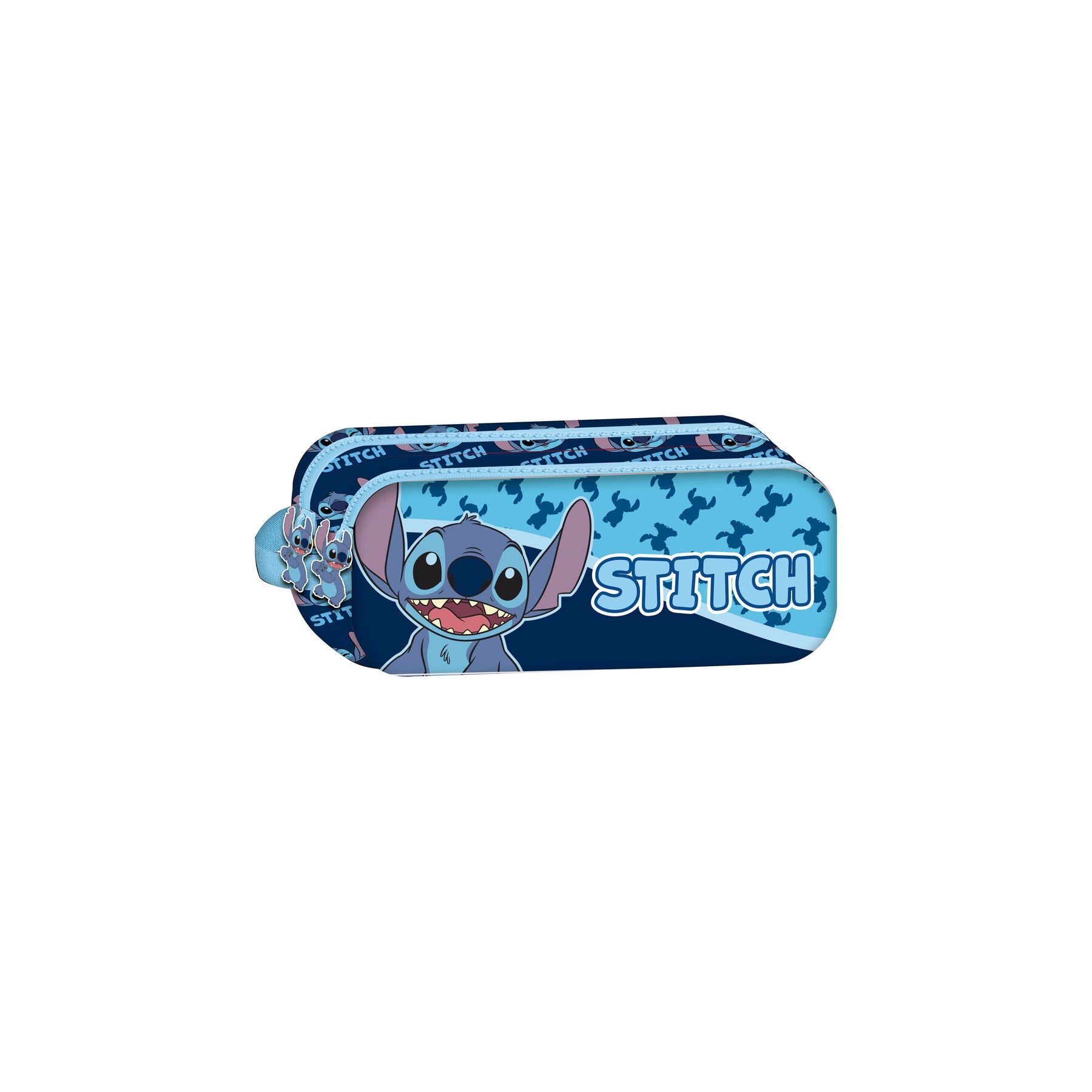 Portatodo ovalado Abstract Stitch Disney