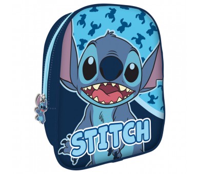 Mochila Abstract Stitch Disney 30cm