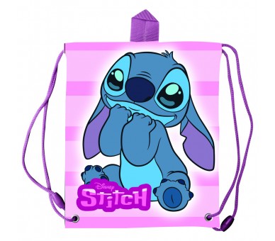 Saco merienda Lovely Stitch Disney 30cm