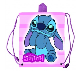 Saco merienda Lovely Stitch Disney 30cm