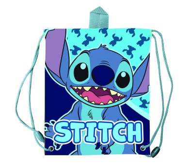 Saco merienda Abstract Stitch Disney 30cm