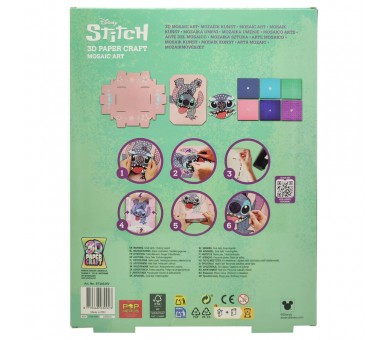 Manualidad papel 3D Stitch Disney