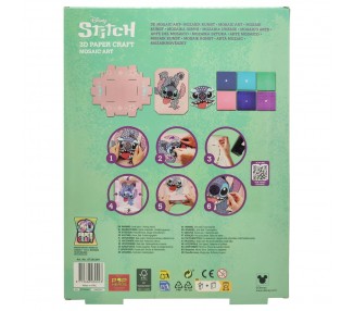 Manualidad papel 3D Stitch Disney