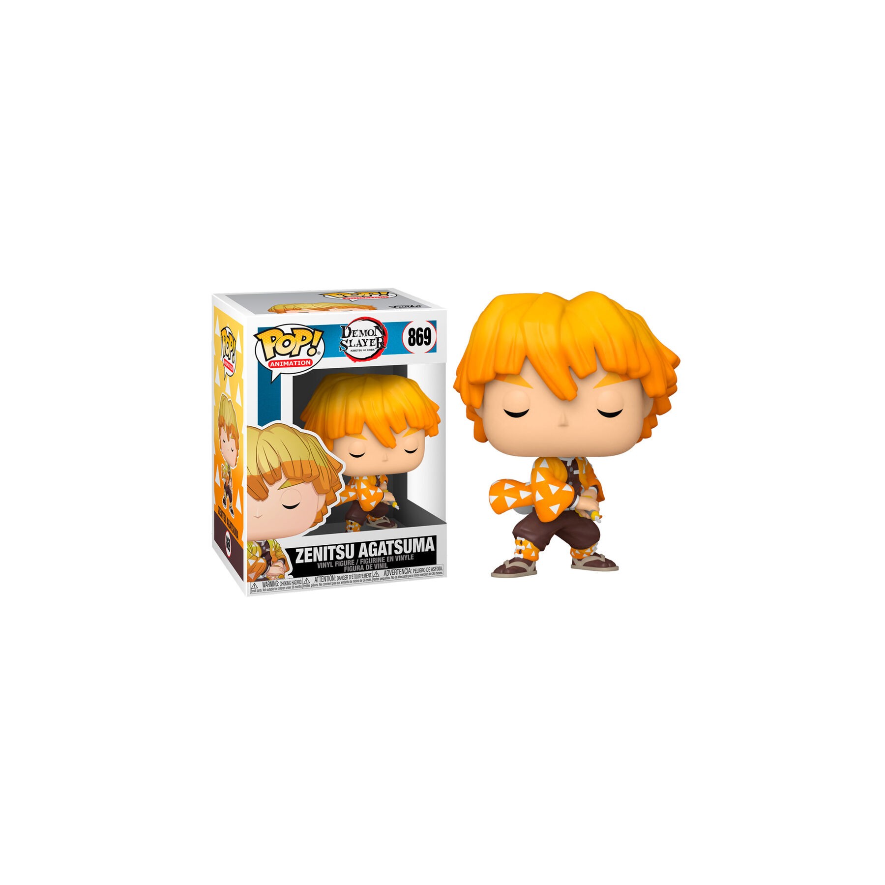 Figura POP Demon Slayer Kimetsu No Yaiba Zenitsu Agatsuma