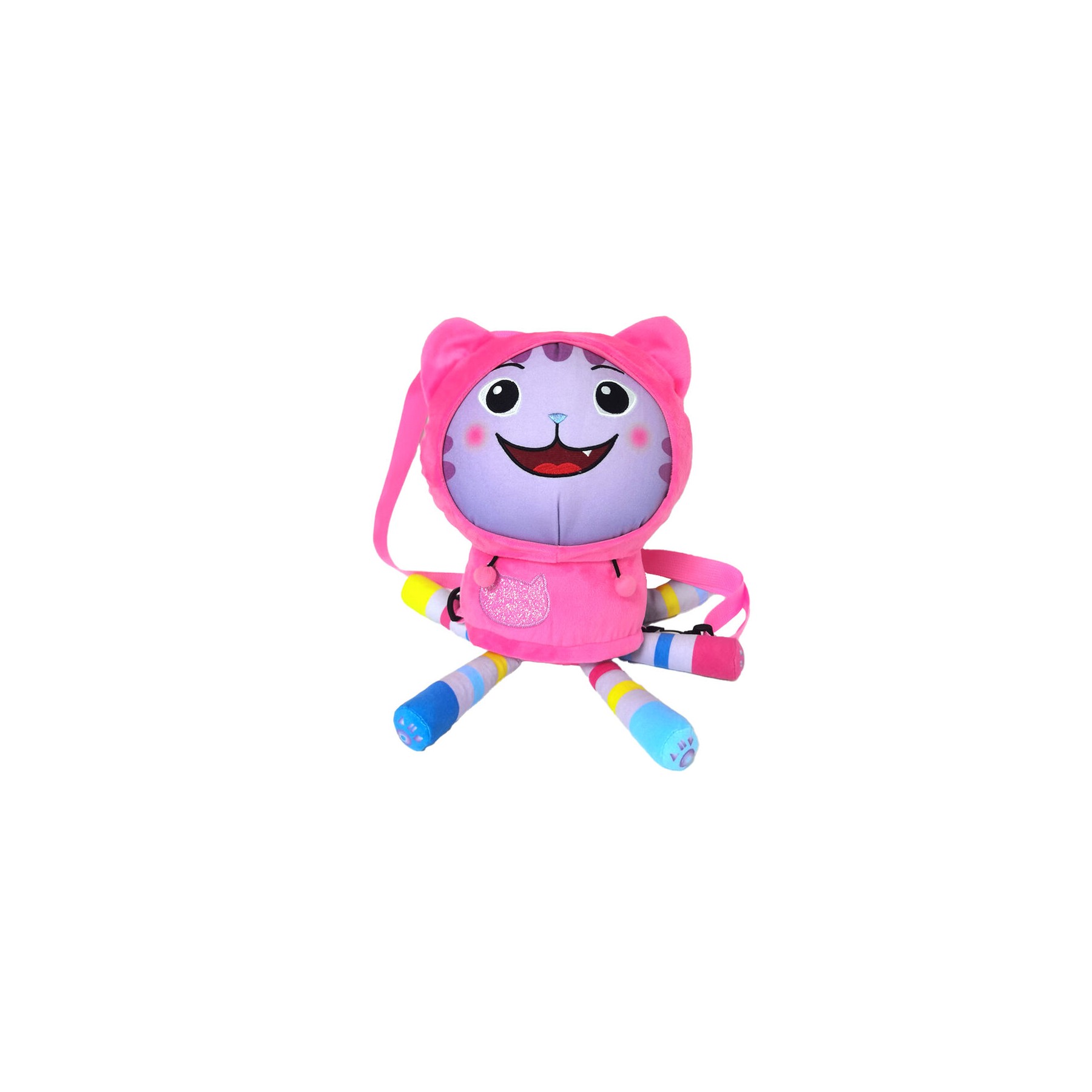 Mochila peluche DJ Capucha La Casa de Muñecas de Gabby 38cm