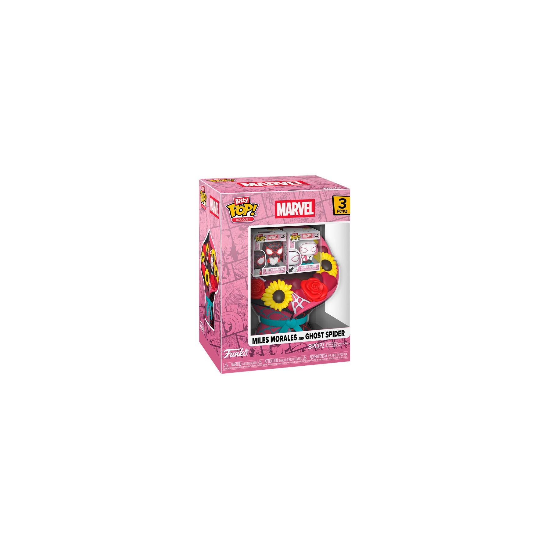 Figura Bitty POP Bouquet Marvel Miles Morales and Ghost Spider San valentin