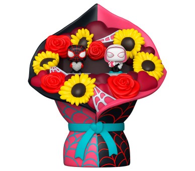 Figura Bitty POP Bouquet Marvel Miles Morales and Ghost Spider San valentin