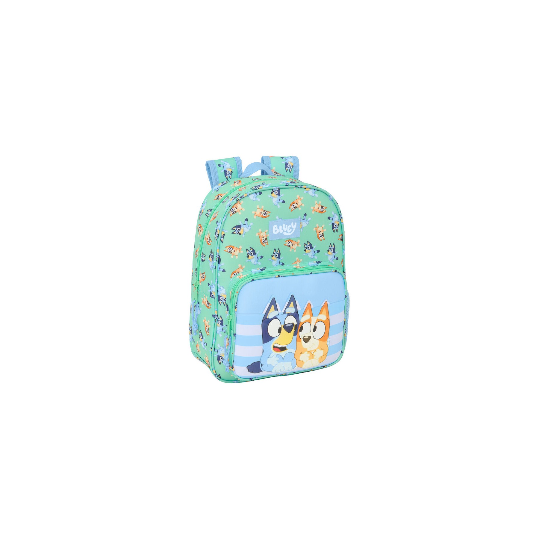 Mochila Sisters Bluey 34cm adaptable