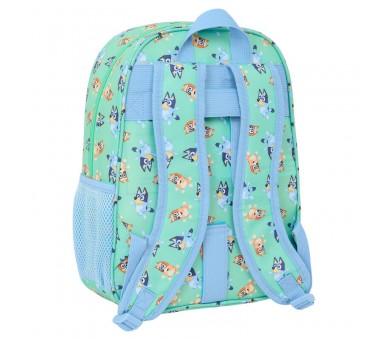 Mochila Sisters Bluey 34cm adaptable