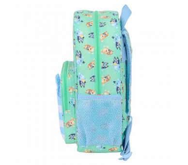 Mochila Sisters Bluey 34cm adaptable