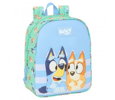 Mochila Sisters Bluey 27cm adaptable