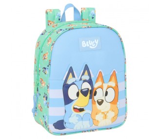 Mochila Sisters Bluey 27cm adaptable