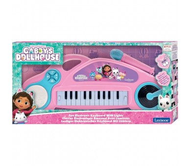 Teclado electronico La Casa de Muñecas de Gabby