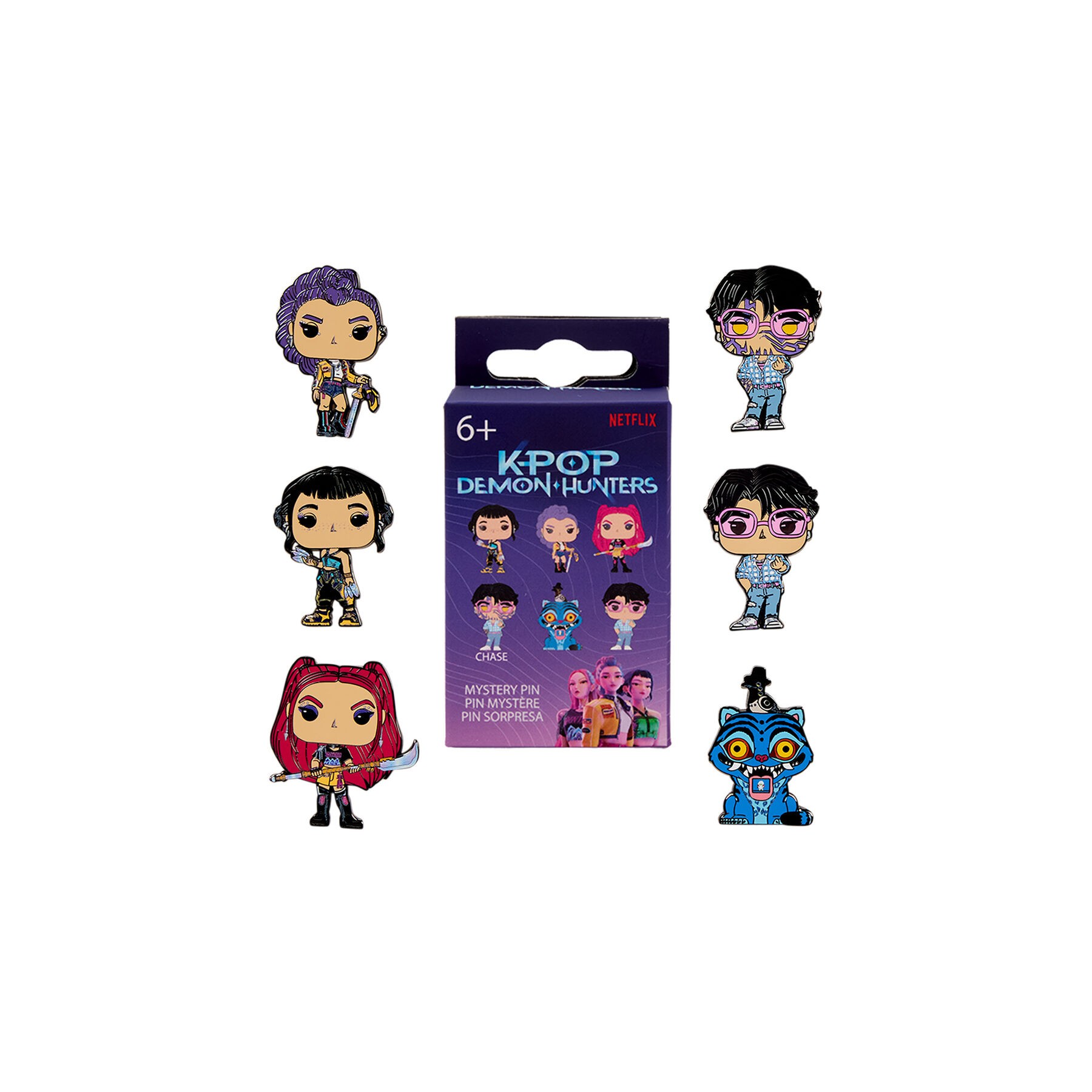 Blind Box Mystery Enamel Pin Kpop Demon Hunters Loungefly surtido