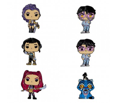 Blind Box Mystery Enamel Pin Kpop Demon Hunters Loungefly surtido